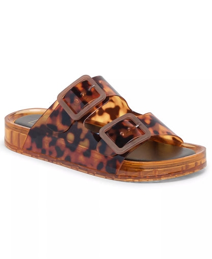 Double-Band Jelly Footbed Sandals
