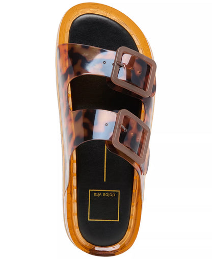 Double-Band Jelly Footbed Sandals